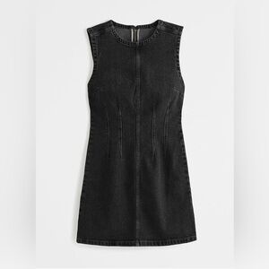 Little Black Denim Dress